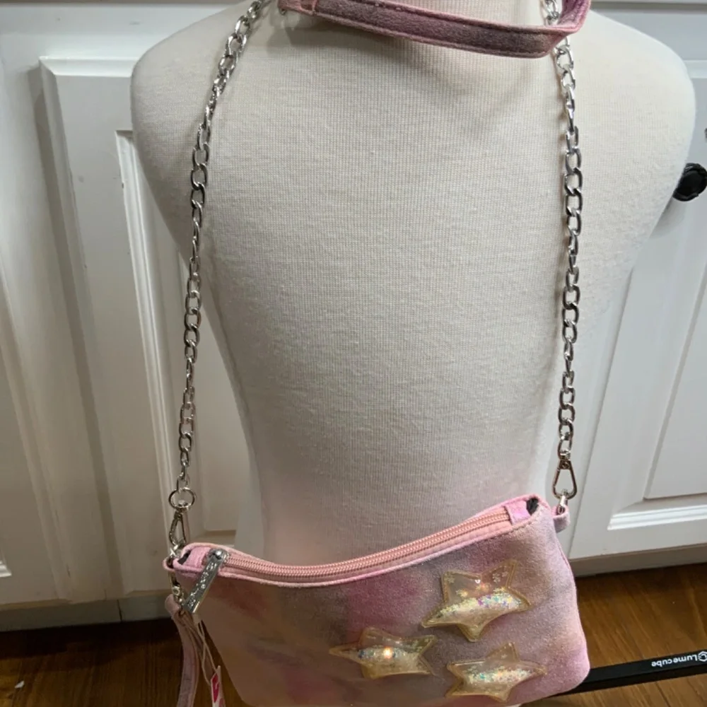 Bari Lynn NWT Irridescent Bag With Sparkle Stars